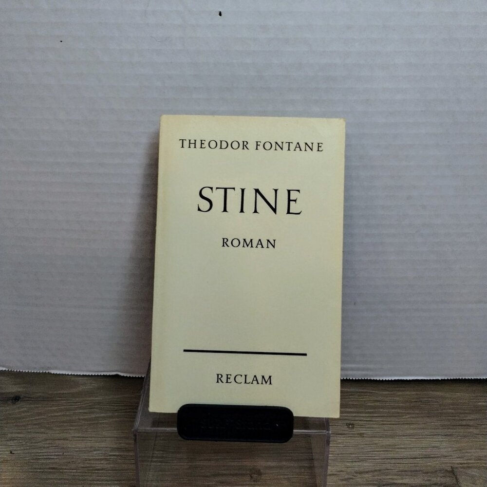Theodor Fontane Stine Roman 7693/94 German Language Softcover Book 1963
